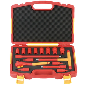 VDT-20 16pcs 3/8' Insulated Sleeve Set Impact Socket Set Tool Kit Set Socket Sleeve Set