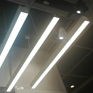 20W LED Linear Light Led Linear Ceiling Light High Quality Aluminum 0.6m 2ft Ce 80 SMD2835 Oval Led Lights 1200mm Residential HZ