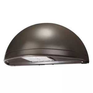 Xiamen Superlighting ETL 150lm/w 20~120W up Down LED Half Moon Quarter Sphere LED Wall Pack Lighting Housing