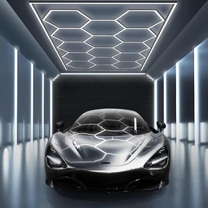 Etop Hexagon Detailing Workshop Ceiling LED Lights for Car Shop and Garage Honeycomb Lights