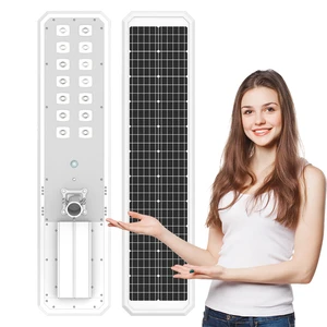LED Monocrystalline Silicon Solar Light Outdoor All in One Solar Street Lights Outdoor Waterproof High Quality