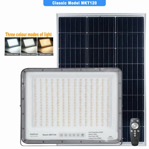 MKT120 Hot-Sale High-Efficiency LED Solar Flood Three Color IP65 Outdoor Road Park Garden Path Community Highway Long-Life