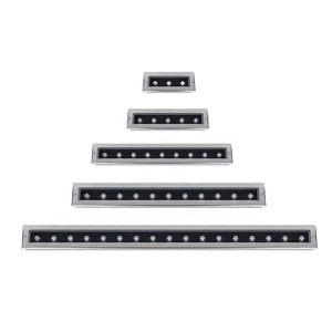 DMX512 RGB 1M Linear Inground Stair Outdoor Step Lights Ground Lamps 24W 3W 6W 36W Underground Led Recessed Driveway Light IP66