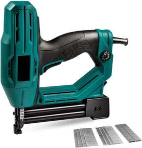 AKX Brushless Cordless Electric Nailer Stapler Furniture Staple Gun Woodworking Tools for Upholstery