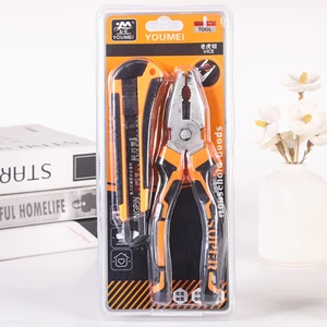 Hand Tools Set A9774 2Pcs Combination Plier Knife Set OEM 1 Dollar Daily Use Hardware tools set, Tools Kit