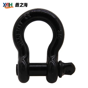 Heavy Duty Carbon Steel Ce Certified Anchor Shackle Bow Shackle Screw Pin Lifting Shackle