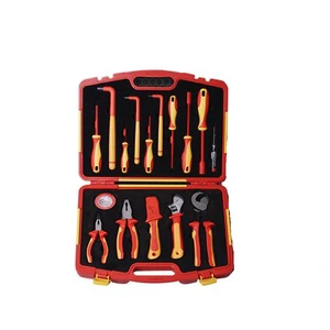 Durable 16PCS 1000V VDE Insulated Electric Hand Tool Box Set