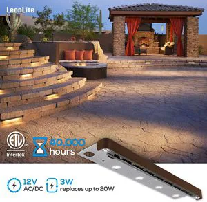 OEM & ODM 2700k 12 Inch 5W 12V Low Voltage Hardscape Paver Lighting Outdoor Waterproof Retaining Wall Lights