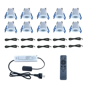 10pcs/set Minimalist Light Celling Lamp Single CCT Spotlights Installatie Aluminumveranda Waterproof Low Voltage12V for Garden