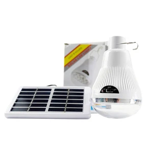 GR020 Hot Sell Rechargeable Solar Lamp Solar Light Bulb Super Bright Work Light Panel Garden Road Suit Camping Home Indoor