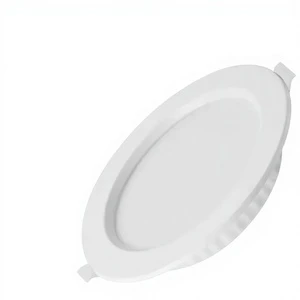 Ultra-thin Iron LED Downlight Recessed 4-inch 5W 12W 5-inch 18W 75mm Ceiling Light Spotlight Cutout 75mm Hole Lamp 6000K