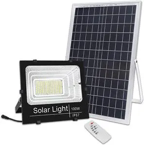 High Brightness Outdoor Led Solar Flood Light 100w Solar Flood Light Outdoor Lighting