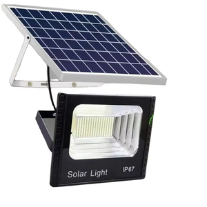 Super Bright Solar Flood Light Outdoor Remote 6000K Bright White Floodlights Ip67 Waterproof Solar Power Security Flood Light