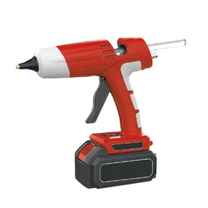 Hantechn 20V Power Tool Electric Rechargeable Lithium Cordless Digital Display Temperature Adjustable Hot Melt Glue Gun