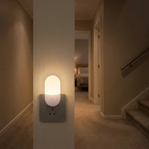 Led Mini Night Light Switch Plug-In Led Light Eye Protection Night Light Lamp Use For Bedside Baby Feeding Living Room