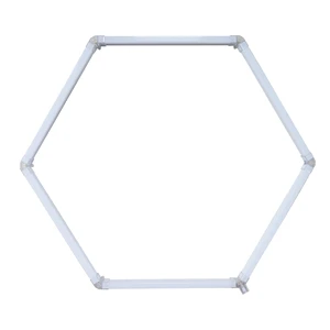 Hexagon Garage Lights With Rectangle Frame, High Brightness for Garage, Shop, Basement, Car Detailing Shop Etc.