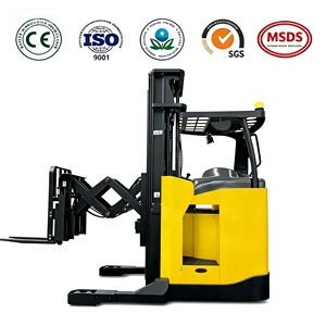 Cost-Effective New Lithium-Ion AC Powered Electric Reach Truck Stacker Forklift OEM Load Capacity 1 Year Warranty Retail Indoor