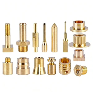 OEM Micro Precision CNC Turned Brass Parts Swiss Machining Custom Small Components Stainless Steel Available
