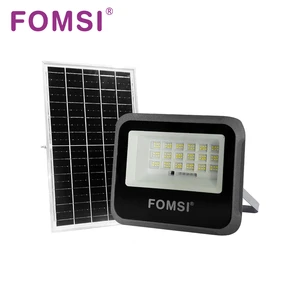 FOMSI LED Solar Light Outdoor Waterproof Floodlight with Remote Control Solar Reflector Flood Lamp Automatic Lighting for Garden