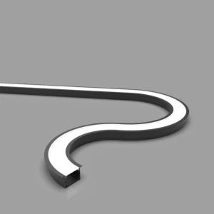 Ring Circle S Shaped Customized LED Recessed Ceiling Light Aluminum Led Profiles Bending Welding Modern Indoor Home Hotel