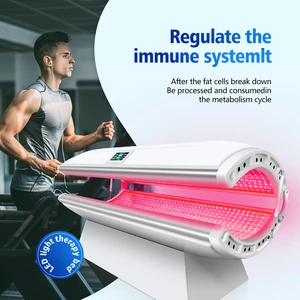 Suyzeko OEM Med Spa Whole Body Contouring 635nm 660nm 810nm 850nm Red Light Capsule Infrared LED Red Light Therapy Bed
