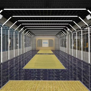 Creative New Workshop Lighting Hexagon Customized DIY Arched Shape 6500k Led Turnnel Light Car Detailing Garage