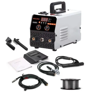 NB250 Gasless MIG Welding Full Set Portable Mini MIG Welding Machine for Steel Multifunctional Gas Shielded Small Household Use