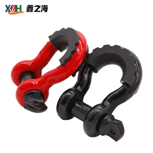 Wholesale Hot Dip Galvanized Alloy Steel D Shackle Bow Shackle Screw Pin Heavy Duty Shackle