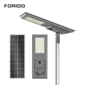 Forido Solar Street Light 60W 80W 100W 120W All in One Integrated Solar LED Street Light Outdoor Waterproof