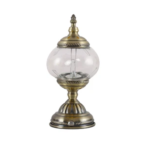Handmade Multicolor Glass Rechargeable Battery LED Mosaic Table Lamp Turkish Traditional E14 10-Year Warranty DIY Christmas