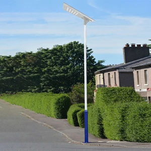 Chinese IP65 AC Solar Street Light Outdoor Waterproof Integrated LED Street Lamp with 50000 Hours Lifespan