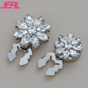 2026 Hot Selling Custom Flower Metal Button Cover Clip Cufflinks Decorative Buttons DIY Accessories For Clothing