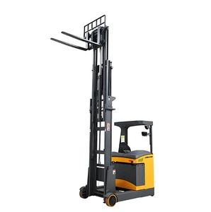 New HZ 48V Cost-Effective Lithium-Ion AC Drive Electric Stacker Reach Truck 200mm Reach 1500mm Fork Length Restaurant Retail 1