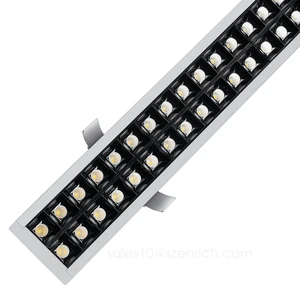 Longer Lifespan Recessed Linear Trunking Light with 2ft/4ft/6ft/8ft 20W/40W/60W/80W