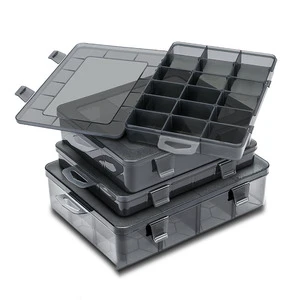 Multi-compartment Parts Box Transparent Plastic Electronic Accessories Toolbox Small Screw Box Storage Box