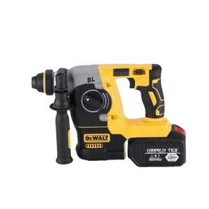 High-Power Industrial Multifunctional Impact Drill Battery Powered Electric Rotary Hammer Pick Tool SDS-PLUS Shank Lithium-Ion