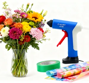 Wholesale Industrial Professional-Grade Rechargeable Cordless Mini Hot Glue Guns 15-second Warm-Up Lightweight Design for