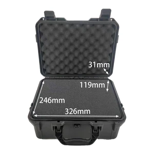 DPC059-6 Plastic Tool Storage case Plastic Safety protection case Carrying Casw With Foam 355*266*170mm