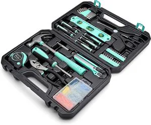 142-Piece Complete Electrician Universal Tool Storage Box Multi-Function Hardware Tool Kit for Home Use Repair Tool Set