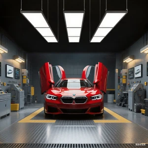 Professional Auto Workshop Panel Lighting Repair Shop Warehouse Garage LED Light