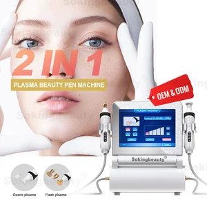 2025 Portable Eyelid Lifting Enhance Facial Lifting Contour Spot Mole Removal 2 In 1 Ozone Plasma Pen Device