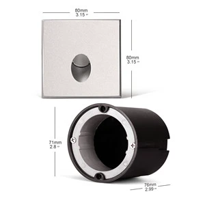Indoor Light Home Stairs Bedroom Corridor Recessed Step Lighting Wall Light Led Waterproof Ip65 Outdoor Wall Lamps 1W 2W 3W