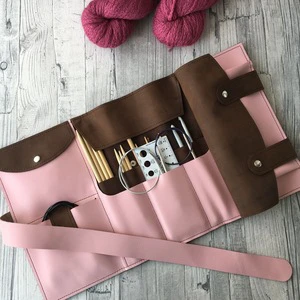 Multi- Pockets Large Capacity Artist Tools Roll Bags Handmade Needlework Sweater Tool Kit Bag