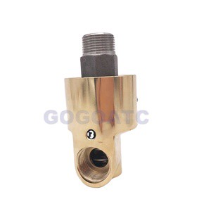 High quality Left/Right-hand Thread Industrial Brass Swivel Joint 50C 120 Degree C Water Connector Rotating 1 1/2 Inch Rotary Fitting