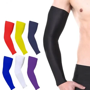 Unisex UV Sun Cover up Cycling Sleeves Protection Compression Basketball Arm Sleeves