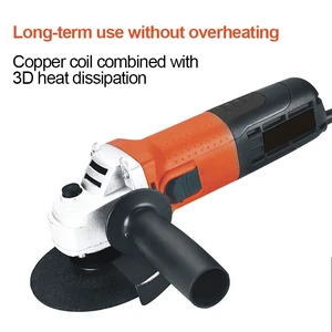 Rechargeable Angle Grinder 100V 125mm Disc Strong Power Cutting Grinder Professional Angle Grinder