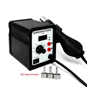 High Quality Professional Temperature Control 858d Electric Hot Air Blower Gun Soldering Station Digital Constant Temperature De