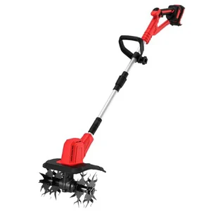 New Industrial Grade Lithium Battery Brushless Motor Micro Tiller Loosener Agricultural Small Electric Hoe Digging Soil