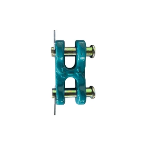 Double U-type Shackle Link. Zinc Plated/Galvanized Finish Forged Alloy Steel Pin