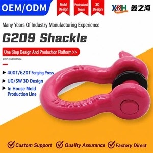 Industrial Grade Stainless Steel 316 High Polished Bow Shackle Screw Pin D Shackle Marine Grade Shackle
